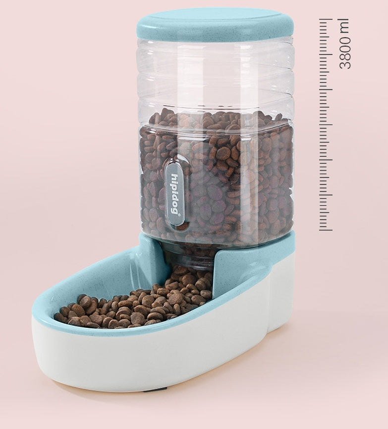 dog automatic drinking and feeding bowl