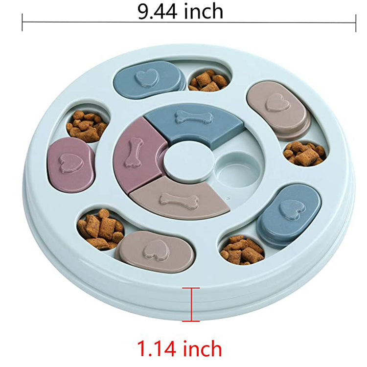 Pets Dog Puzzle Feeding Bowls