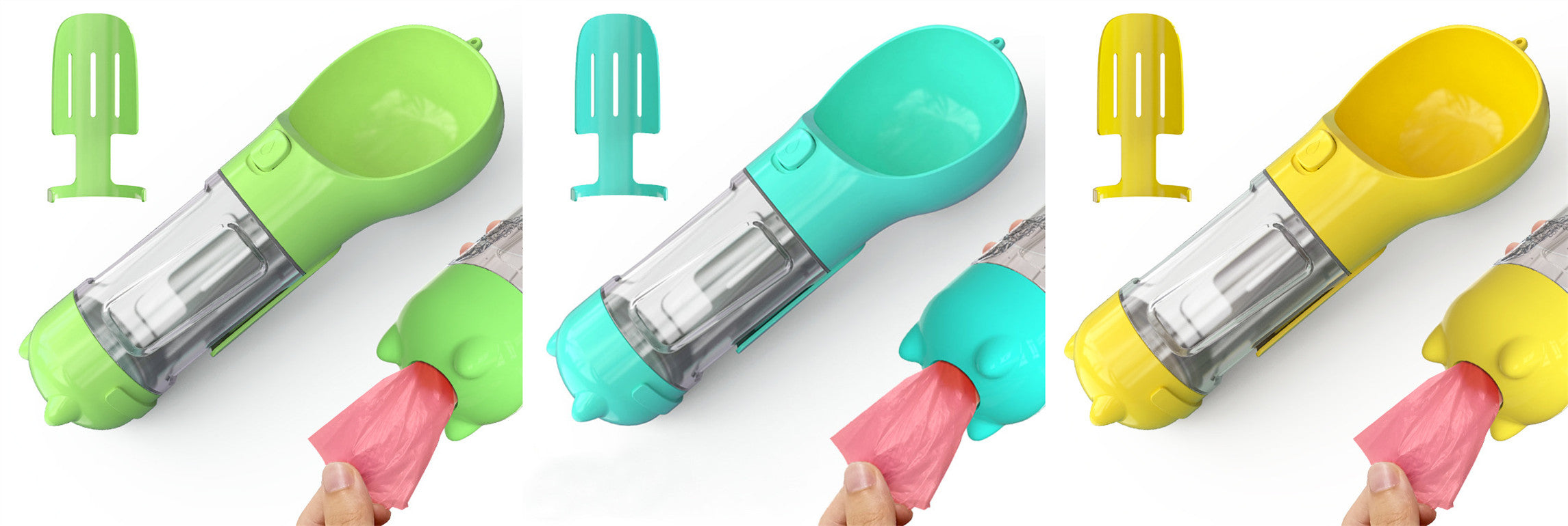 3 In 1 Portable Water Bottle