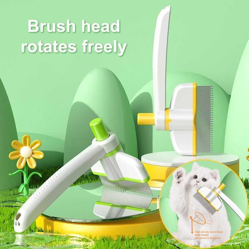 Cat Comb Tie Removal Floating Hair