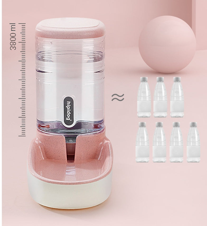 dog automatic drinking and feeding bowl