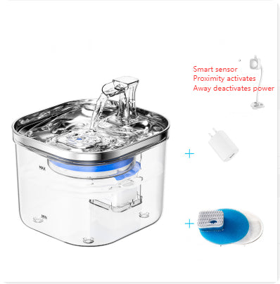Pet Cat/Dog Stainless Steel Automatic water feeder