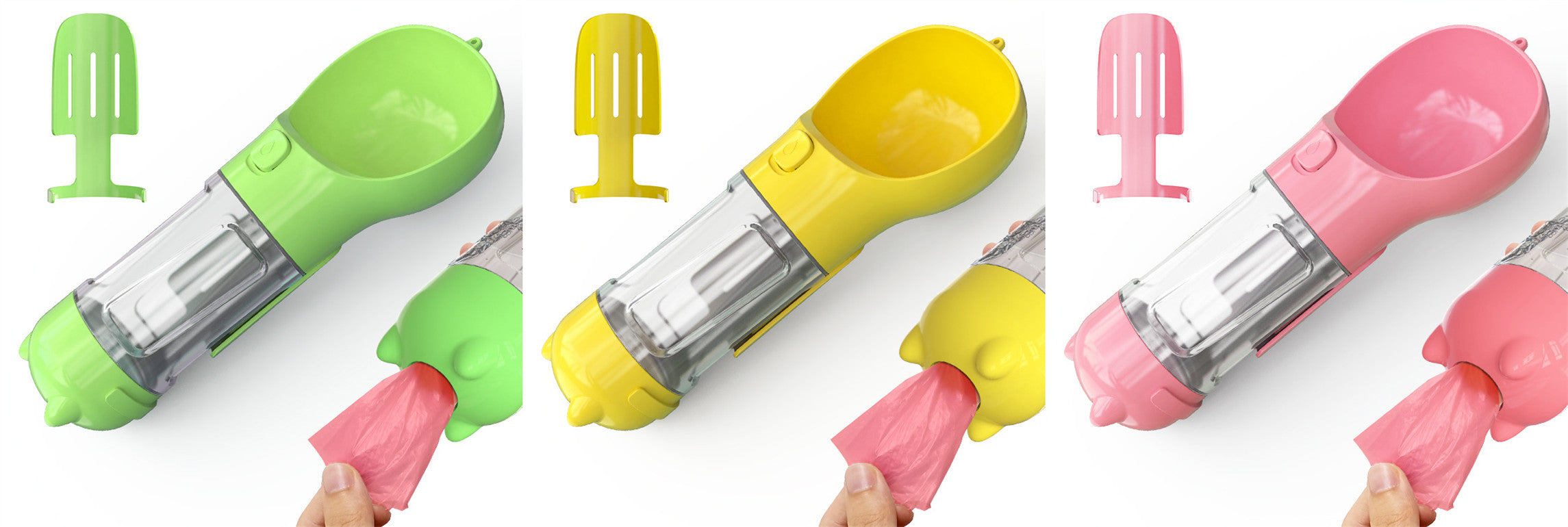 3 In 1 Portable Water Bottle