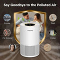 Large Room Air Purifier up to 1200ft² with H13 HEPA Filter, Timer, Fragrance Sponge for Smoke, Odor, Pollen