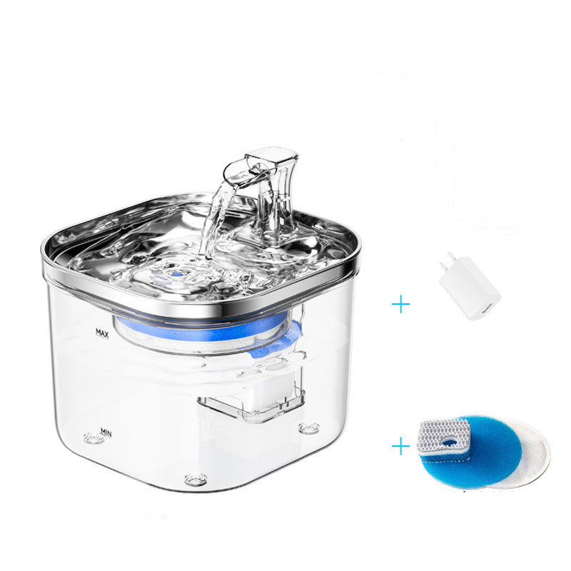 Pet Cat/Dog Stainless Steel Automatic water feeder