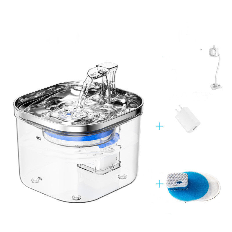 Pet Cat/Dog Stainless Steel Automatic water feeder